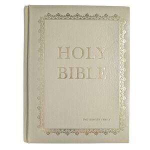 Holy Bible 1976 Deluxe King James Version Family Christian Home Study‎ Edition